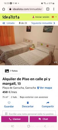  Piso completo de 2 dormitorios en Garrucha - ALMERIA 