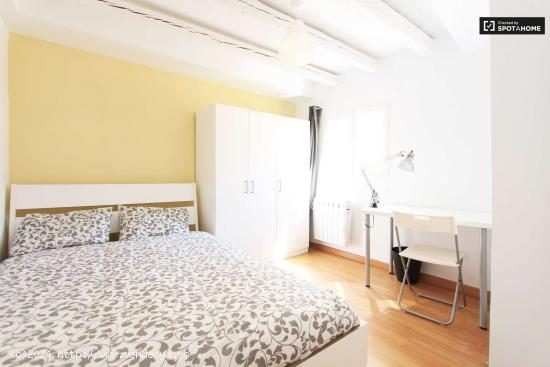  Habitación acogedora con armario independiente en el apartamento compartido, Puerta del Sol - MADRI 