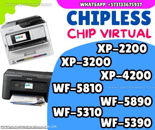  Chip virtual, repare erros de cartucho para sua impressora WF5390 WF5890 WF5810 XP2200 WF5710 WF5790 