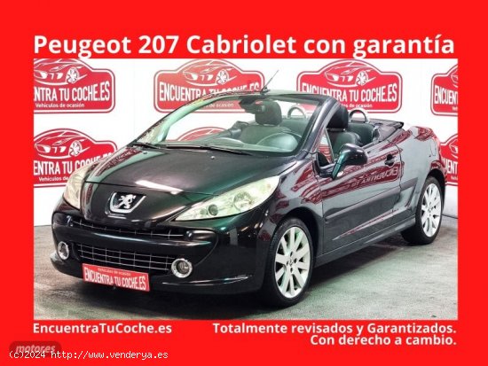  Peugeot 207 Cabriolet 1.6 HDi 16v Sport 2p. de 2007 con 144.075 Km por 6.890 EUR. en Tarragona 