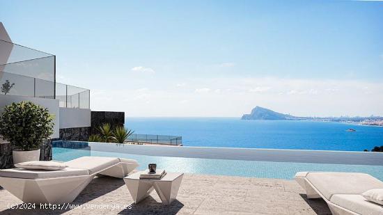  Nuevo proyecto de 4 villas de lujo de estilo moderno con vistas al mar y piscina privada. - ALICANTE 