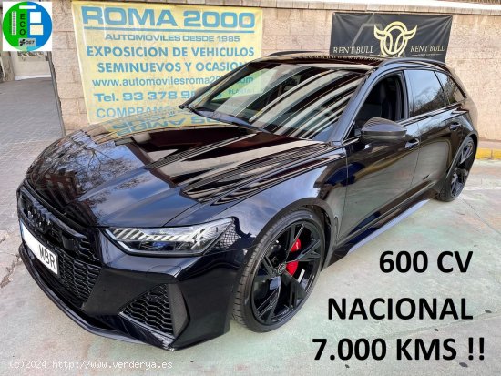  Audi RS6 Avant NACIONAL 7.000 KMS EN STOCK - Barcelona 