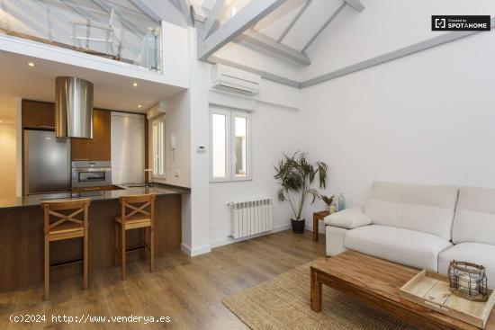 Llenas de sol apartamento tipo estudio con aire acondicionado y balcón en alquiler en Prosperidad - 