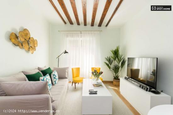  apartamento de 1 dormitorio con aire acondicionado y balcón en alquiler en Madrid centro de la ciud 