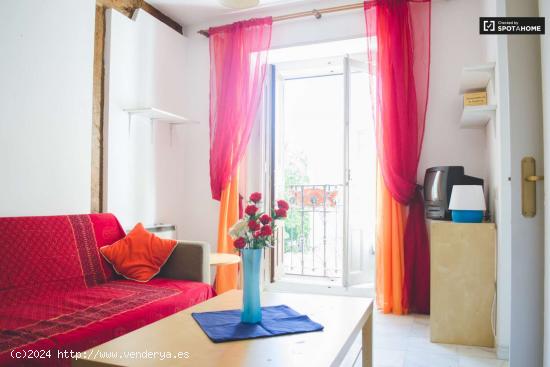  Piso de 1 habitación con balcón en alquiler en La Latina - MADRID 