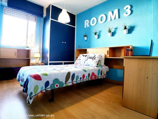  Cómoda habitación en alquiler en apartamento de 4 dormitorios en Aluche, Madrid - MADRID 