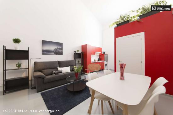  Elegante apartamento en sudio con aire acondicionado en alquiler en Ciudad Lineal - MADRID 