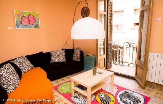  Apartamento de 1 dormitorio en alquiler en La Vila De Gracia - BARCELONA 