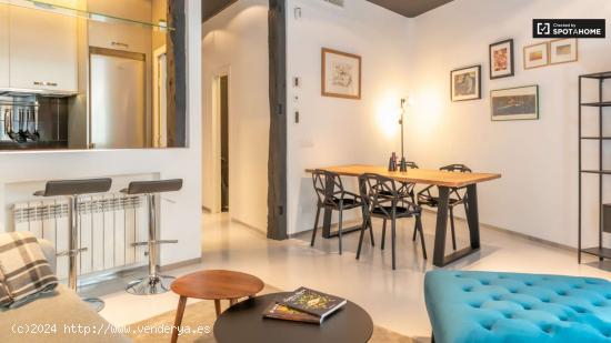  Estupendo piso de 1 dormitorio en alquiler en Justicia totalmente equipado con A/C y Alarma - MADRID 