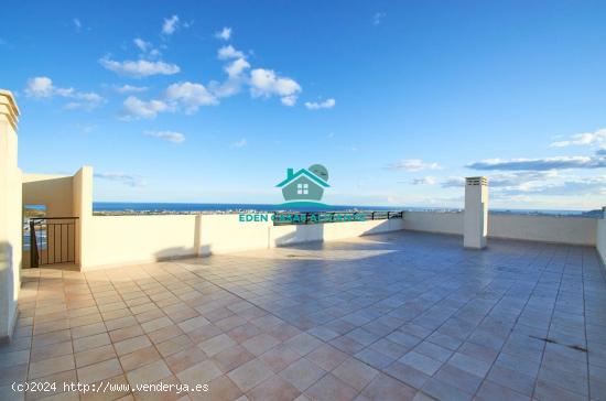  Ático con vistas panorámicas al mar en Bonalba Golf 3 dormitorios, solárium y piscina comunitaria 