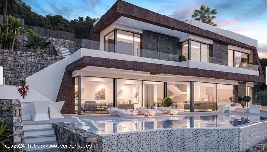  Nueva construcción de Villa de último diseño con Excelente calidades y con unas increibles vistas 