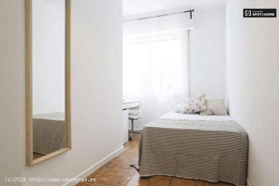  Habitación moderna con cama individual en alquiler en Guindalera - MADRID 