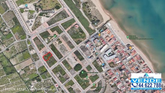  Terreno urbano de 1.104m2 en la playa de Piles - VALENCIA 