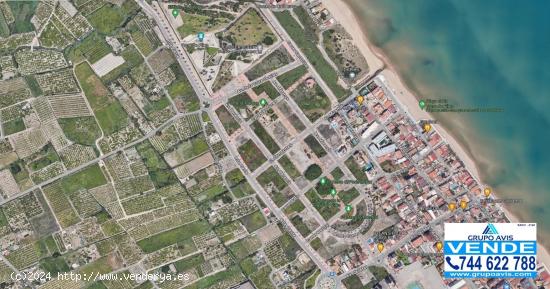  Terreno urbano de 1.145m2 en la playa de Piles - VALENCIA 