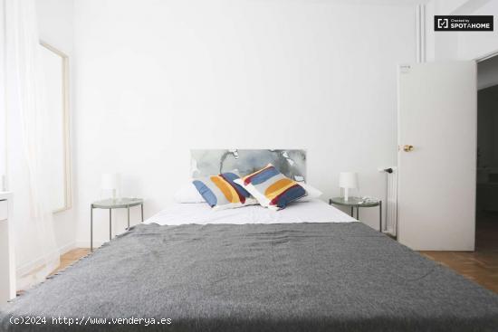  Habitación luminosa con cama doble en alquiler en Guindalera - MADRID 