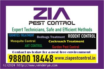Commercial and Residence | Pest control service in Bangalore | 1804 Zia | Pest