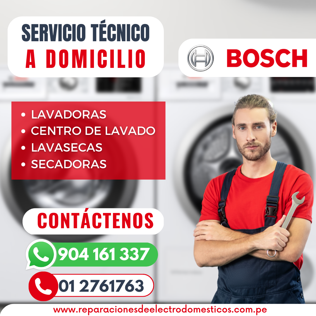 !¡Siempre listos! Tecnicos de lavadoras Bosch 904161337 - Miraflores 