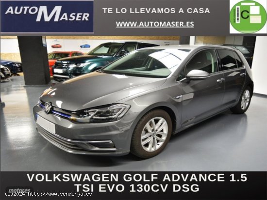  Volkswagen Golf Advance 1.5 TSI Evo 130 CV DSG de 2019 con 14.000 Km por 19.800 EUR. en Madrid 