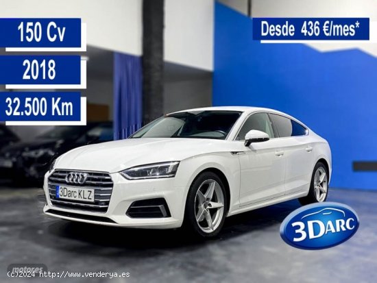  Audi A5 SPORTBACK 2.0 TDI 150CV SPORT EDITION de 2018 con 34.000 Km por 28.900 EUR. en Barcelona 