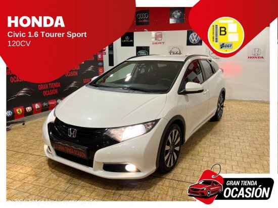  Honda Civic Tourer 1.6 iDTEC Sport - Alcalá de Henares 